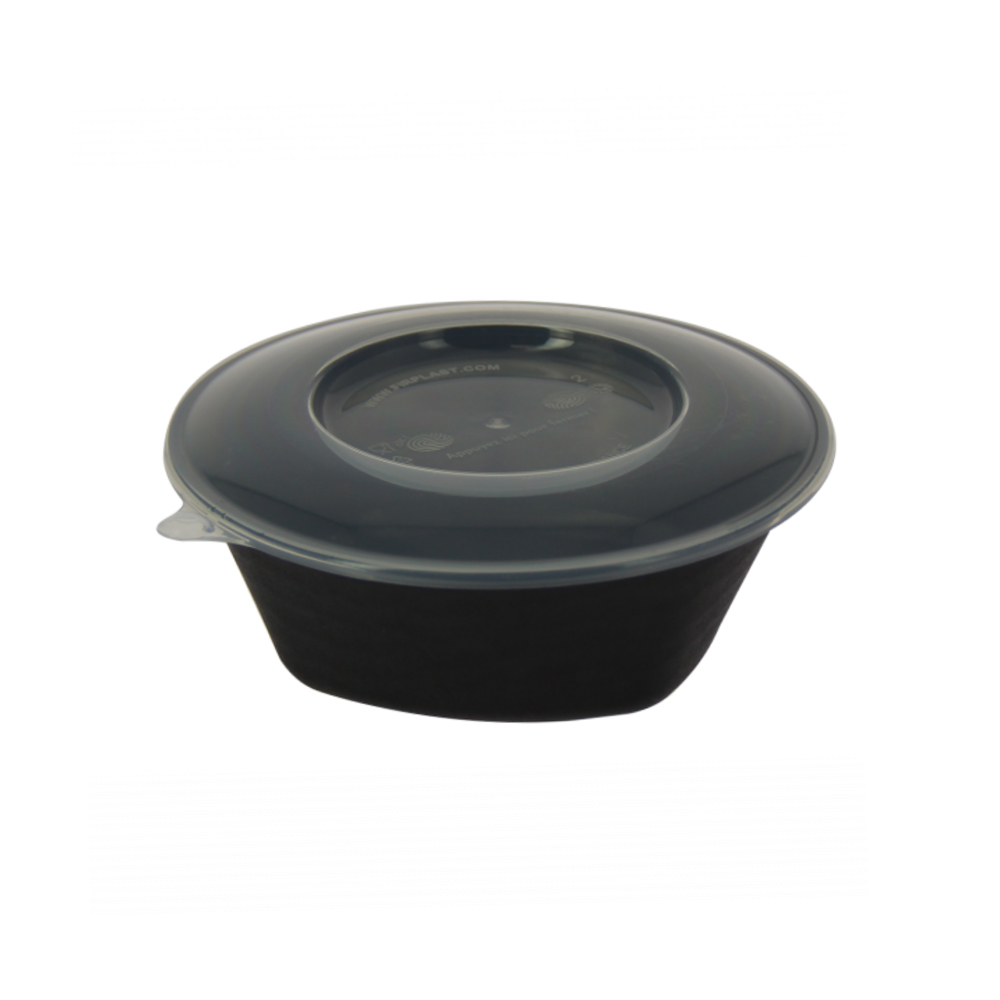 Saladier réutilisable en PBT 1150 ml avec couvercle vendu séparément