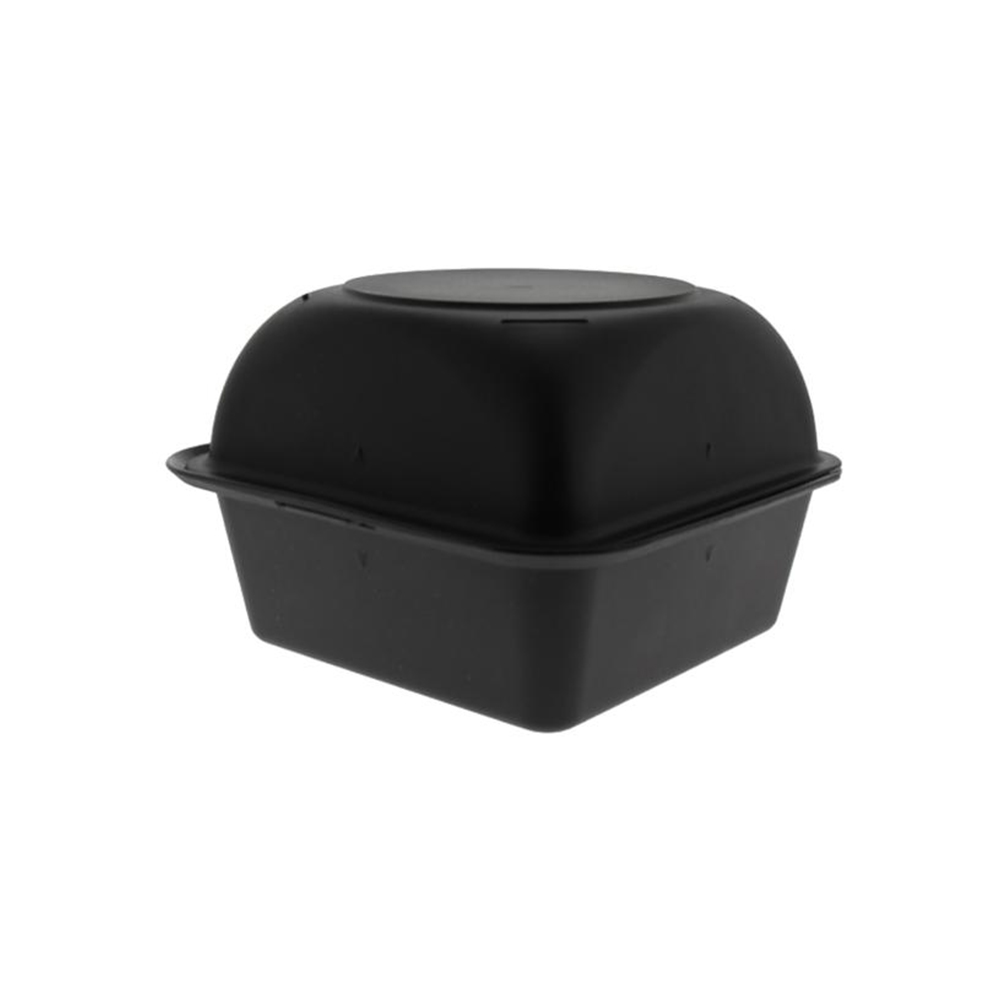 Boite burger réutilisable Re'Box en PP noir