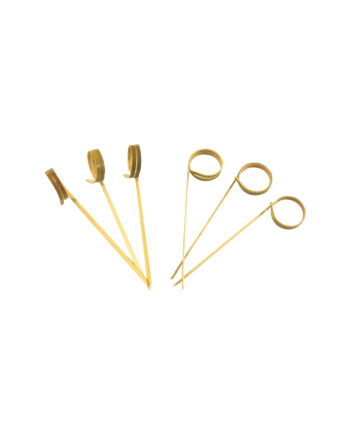 Pique bambou boucle 90 mm