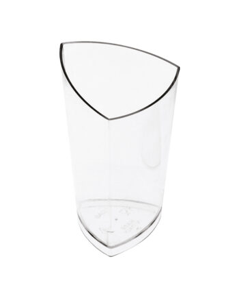 Verrine Séville triangulaire PS transparent
