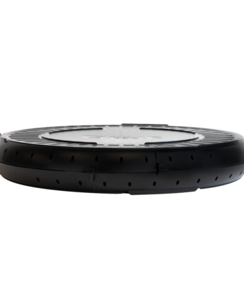 Boîtes pizza réemployables noires D39 PEHD