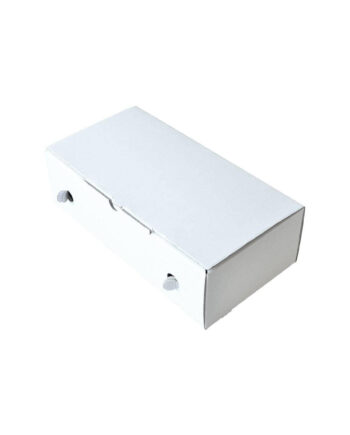 Boîte pizza calzone carton blanc 280 x 170 x 70 mm