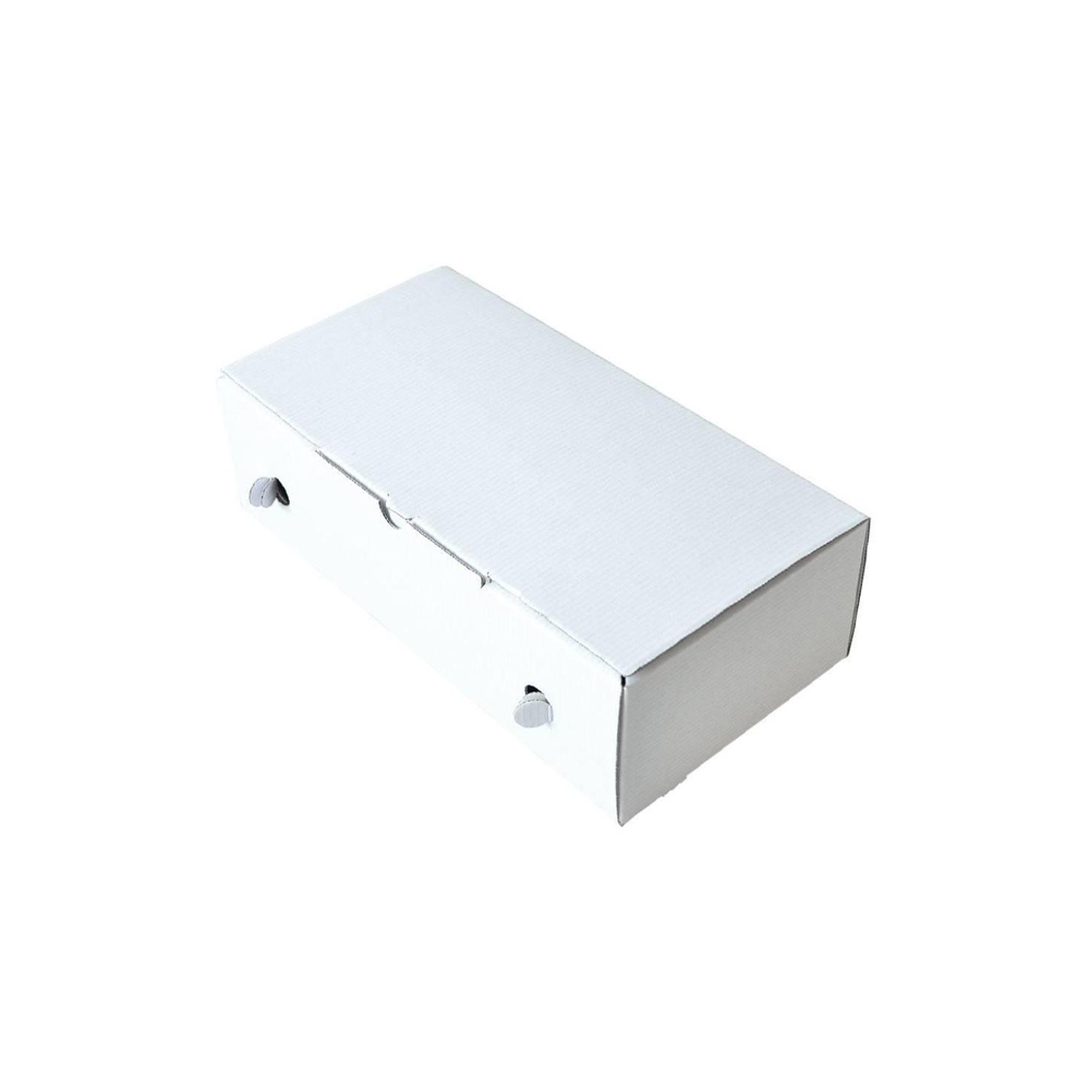 Boîte pizza calzone carton blanc 280 x 170 x 70 mm