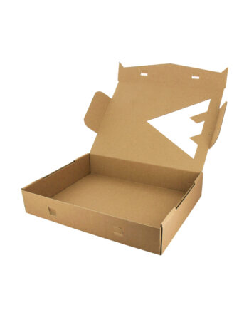 Coffret repas luxe "Kraft&Break" en kraft avec fenêtre