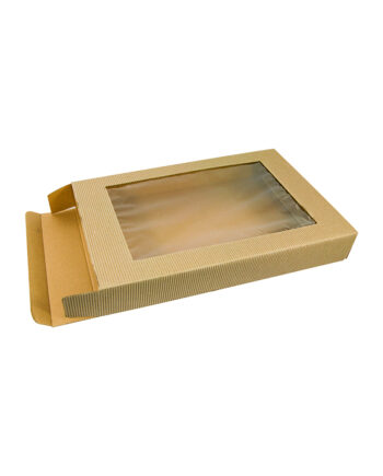 Coffret repas "Kraft'N Go" carton kraft brun avec fenêtre