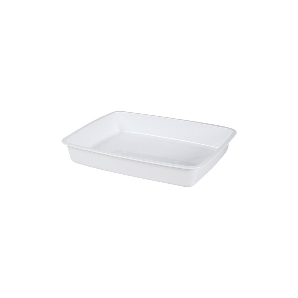 Barquette scellable GN 1/2 PP blanche 325 x 265 x 52 mm