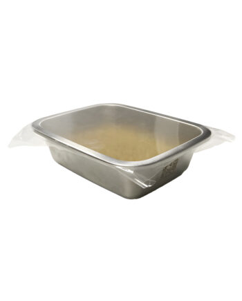 Barquette scellable GN 1/8 en inox 160 x 130 x 45 mm