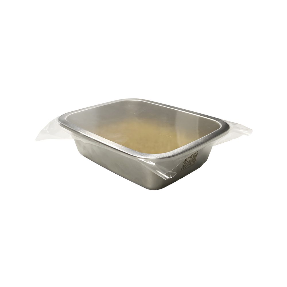 Barquette scellable GN 1/8 en inox 160 x 130 x 45 mm