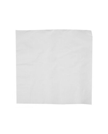 Serviette papier ouate blanche 2 plis 40 x 40 cm