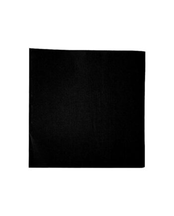 Serviette cocktail double point noire 20 x 20 cm