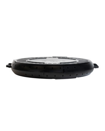 Plateau pizza réemployable PEHD Ø 39 cm - noir