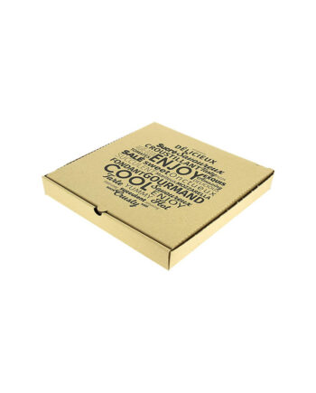 Boîte pizza carton personnalisable 330 x 330 x 35 mm
