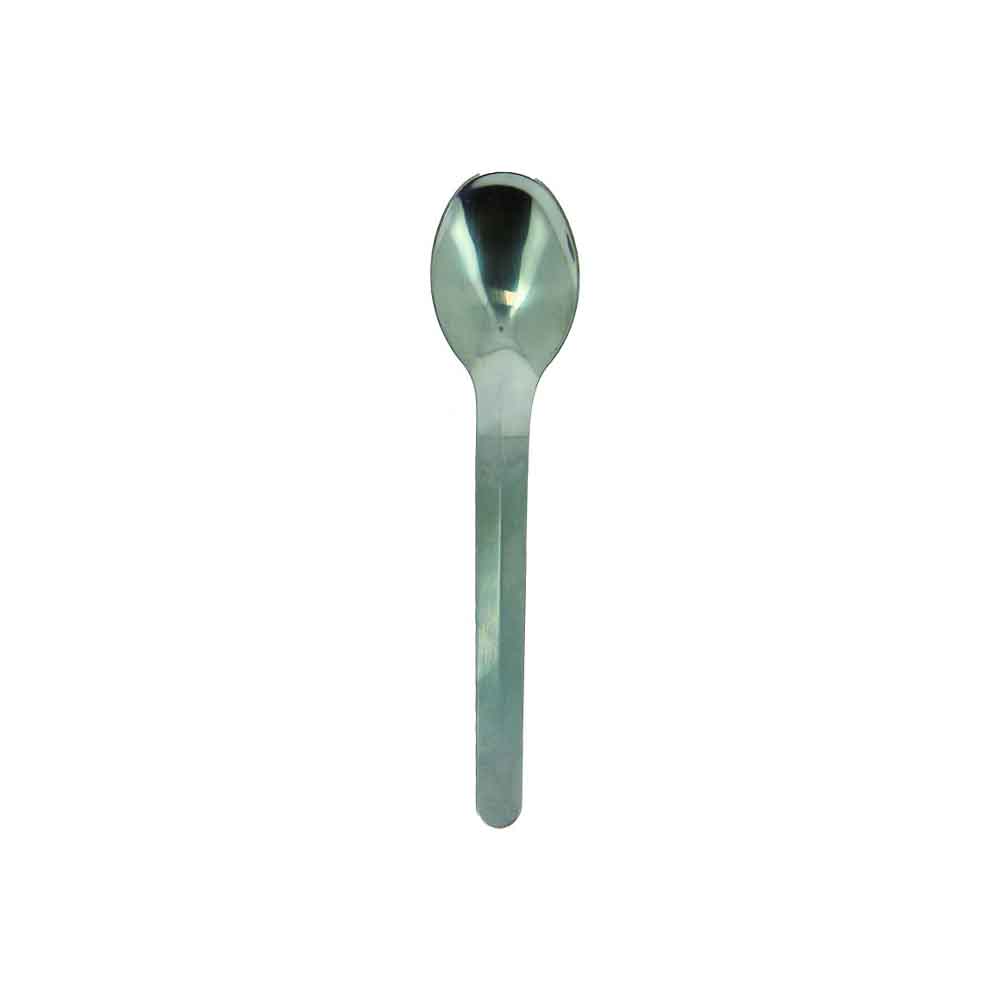 Cuillère réutilisable inox 130 mm