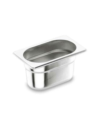 Bac GN 1/4 inox 18/8 265 x 162 x 65 mm